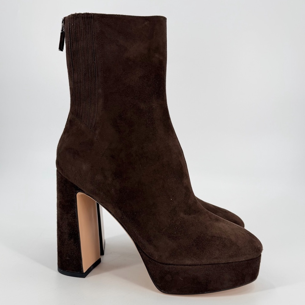 Lola Cruz Brown Suede Leste Booties 120 Boots Size 41